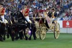 Aken 11 augustus 2026
Prinses Amalia op bezoek bij het wereldkampioenschap Paarden in Aken . ook de deense Koningin Mary van Denemarken was aanwezig alsmede Prinses Benedikte van Denemarken , Infante Elena van Spanje en Zara Tindall . Prinses Amalia werd rond gereden in haar favoriete koets  Creme Caleche. Ze heeft in een interview ooit gezegd dat ze in deze koets wil trouwen 
