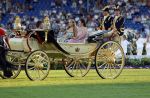 Aken 11 augustus 2026
Prinses Amalia op bezoek bij het wereldkampioenschap Paarden in Aken . ook de deense Koningin Mary van Denemarken was aanwezig alsmede Prinses Benedikte van Denemarken , Infante Elena van Spanje en Zara Tindall . Prinses Amalia werd rond gereden in haar favoriete koets  Creme Caleche. Ze heeft in een interview ooit gezegd dat ze in deze koets wil trouwen 