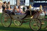 Aken 11 augustus 2026
Prinses Amalia op bezoek bij het wereldkampioenschap Paarden in Aken . ook de deense Koningin Mary van Denemarken was aanwezig alsmede Prinses Benedikte van Denemarken , Infante Elena van Spanje en Zara Tindall . Prinses Amalia werd rond gereden in haar favoriete koets  Creme Caleche. Ze heeft in een interview ooit gezegd dat ze in deze koets wil trouwen 