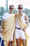 Amstyerdam 1 augustus 2026
Rik v d Westelaken met partner Felix  bij de Gay Pride 