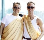 Amstyerdam 1 augustus 2026
Rik v d Westelaken met partner Felix  bij de Gay Pride 
