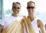 Amstyerdam 1 augustus 2026
Rik v d Westelaken met partner Felix  bij de Gay Pride 
