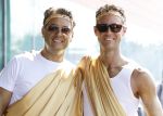 Amstyerdam 1 augustus 2026
Rik v d Westelaken met partner Felix  bij de Gay Pride 