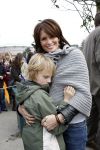 Parijs 31 maart 2007
Leontine Borsato met Luca Senna en Jada bij het 15 jarig bestaan van disneyland parijs