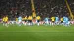 Breda, 31 Maart 2007 Kompetitiewedstrijd NAC-PSV, eindstand 1-1 Seizoen 2006/2007
20 spelers van PSV en NAC in het strafschopgebied