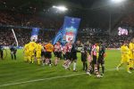 Eindhoven, 3 April 2007 1/4 Finale Champions League wedstrijd PSV-FC Liverpool, eindstand 0-3 Seizoen 2006/2007
Pepa Reina, Steve Finnan, Daniel Agger, John Arne Riise, Steven Gerrard, Fabio Aurelio, Xabi Alonso, Peter Crouch, Dirk Kuyt, Javier Mascherano en Jamie Carragher en PSV Gomes, Jan Kromkamp, Timmy Simons, Mika Vayrynen, Phillip Cocu, Edison Mendez, Manuel Da Costa, Jason Culina, Jefferson Farfan, Carlos Salcido en Diego Tardelli voor aanvang van de wedstrijd