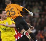 Eindhoven, 3 April 2007 1/4 Finale Champions League wedstrijd PSV-FC Liverpool, eindstand 0-3 Seizoen 2006/2007
Doelman Pepe Reina