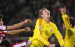Eindhoven, 3 April 2007 1/4 Finale Champions League wedstrijd PSV-FC Liverpool, eindstand 0-3 Seizoen 2006/2007
Peter Crouch