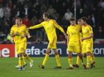Eindhoven, 3 April 2007 1/4 Finale Champions League wedstrijd PSV-FC Liverpool, eindstand 0-3 Seizoen 2006/2007
Peter Crouch, Steven Gerrard, Xabi Alonso (14) en Javier Mascherano (20)