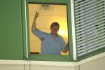 Den Haag, 7 December 2003 Bronovo Ziekenhuis
Prins Willem Alexander met zweet onder zijn oksels na bevalling dochter