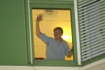 Den Haag, 7 December 2003 Bronovo Ziekenhuis
Prins Willem Alexander met zweet onder zijn oksels na bevalling dochter