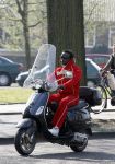 Amsterdam 2 april 2007
Regilo Tuur op zijn vespa scooter.