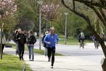 Amsterdam 16 april 2010
Dries Roelvink hard aan het lopen in het vondelpark.
Peter Smulders bv