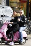 Amsterdam 27 maart 2010
Hans Breukhoven achter op de vespa scooter bij dochter Shanna.
Peter Smulders bv