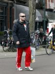Amsterdam 16 maart 2010
Jeroen v Koningsbrugge op straat in trainingsbroek.
Peter Smulders bv