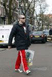 Amsterdam 16 maart 2010
Jeroen v Koningsbrugge op straat in trainingsbroek.
Peter Smulders bv