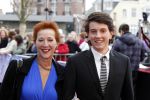 Scheveningen 11 april 2010
Premiere Mary Poppins in het circustheater. Loes Luca met zoon
Peter Smulders bv
