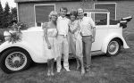 Westerhoven, 1982
Trea Dobbs voor de tweede maal getrouwd met Theo Walraven
Het huwelijk duurde slechts enkele maanden.
Verder op de foto, getuige Willeke Alberti en journalist Ben Holthuis