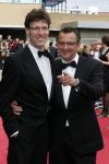 Scheveningen 11 april 2010
Premiere Mary Poppins in het circustheater. Hans Schiffers met vriend
Peter Smulders bv