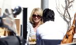 Amsterdam 8 april 2011
Connie Breukhoven op terras met zoon Marvin.
Peter Smulders bv