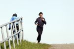 Uitdam 19 maart 
Katja Romer Schuurman aan het hardlopen bij haar op de dijk in uitdam.
Peter Smulders bv