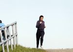 Uitdam 19 maart 
Katja Romer Schuurman aan het hardlopen bij haar op de dijk in uitdam.
Peter Smulders bv