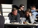 Amsterdam 22 maart 2011
Knut Jacobsen de ex man van Mariska v Kolck met zijn nieuwe vriendin op terras.
Peter Smulders bv