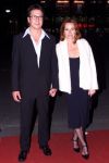 AMSTERDAM 12 OKTOBER 2001
UITREIKING VAN DE TELEVIZIERRING IN THE HEINEKEN MUSIC HALL. 
Marian Mudder met man
