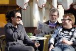 Amsterdam 29 maart 2011
Patrick Lodiers heeft het gezellig op terras met een dame.
Peter Smulders bv
