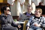 Amsterdam 29 maart 2011
Patrick Lodiers heeft het gezellig op terras met een dame.
Peter Smulders bv