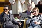 Amsterdam 29 maart 2011
Patrick Lodiers heeft het gezellig op terras met een dame.
Peter Smulders bv