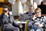 Amsterdam 29 maart 2011
Patrick Lodiers heeft het gezellig op terras met een dame.
Peter Smulders bv