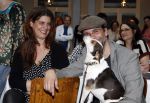 Amsterdam 29 maart 2011
Presentatie nieuwe boek Marian Mudder. Gooische Frieten ( Cynthia Abma en Annemieke Aalderink Bakker) reiken het ereste boek uit. Roeland Fernhout met hond en een vriendin
Peter Smulders bv