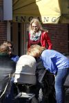 Amsterdam 19 maart 2011
Susan Smit met vriend en baby achter de kinderwagen en op terras.
Peter Smulders bv