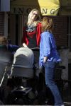 Amsterdam 19 maart 2011
Susan Smit met vriend en baby achter de kinderwagen en op terras.
Peter Smulders bv