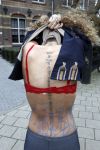 Amsterdam 10 april 2012
Presentatie kledinglijn modemeisjes bij het collegehotel. fajah Lourens met tatoo
Peter Smulders bv