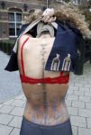 Amsterdam 10 april 2012
Presentatie kledinglijn modemeisjes bij het collegehotel. fajah Lourens met tatoo
Peter Smulders bv
