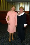 Amsterdam 14 maart 2004
Modeshow Paul Schulten in het Okura hotel.
Hank Heyn met een vriendin
Peter Smulders bv