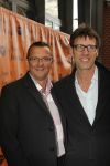 Amsterdam, 16 April 2012
Uitreiking Annie MG Smidt prijs in het Nieuwe LaMar theater
Hans Schiffers met partner
Foto Peter Smulders BV