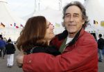 Amsterdam 27 maart 2012
Premiere cirque du Soleil bij de amsterdam Arena. Liz Snoijink met vriend
Peter Smulders bv
