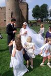 Muiden 7 Juli 1999
Richard Krajicek en Daphne Deckers trouwen