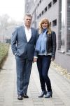 Hilversum 4 april 2012
Roelof Hemmen met zijn nieuwe vrienin Marjon op het mediapark.
Peter Smulders bv