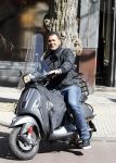 Amsterdam 11 april 2012
Ruud Gullit op zijn vespa scooter op de cornelis schuytstraat.
Peter Smulders bv