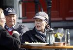 Amsterdam 27 maart 2012
Sylvia Kristel geniet op een terras van het zonnetje.
Peter Smulders bv