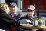 Amsterdam 27 maart 2012
Sylvia Kristel geniet op een terras van het zonnetje.
Peter Smulders bv