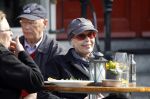 Amsterdam 27 maart 2012
Sylvia Kristel geniet op een terras van het zonnetje.
Peter Smulders bv