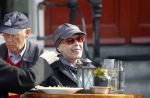 Amsterdam 27 maart 2012
Sylvia Kristel geniet op een terras van het zonnetje.
Peter Smulders bv