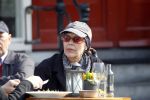 Amsterdam 27 maart 2012
Sylvia Kristel geniet op een terras van het zonnetje.
Peter Smulders bv