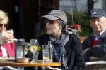 Amsterdam 27 maart 2012
Sylvia Kristel geniet op een terras van het zonnetje.
Peter Smulders bv