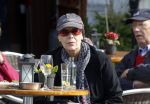 Amsterdam 27 maart 2012
Sylvia Kristel geniet op een terras van het zonnetje.
Peter Smulders bv